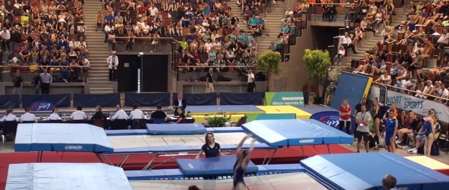 Champ. de France Universitaire de Trampoline