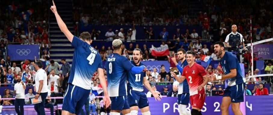 VNL - France vs Japon