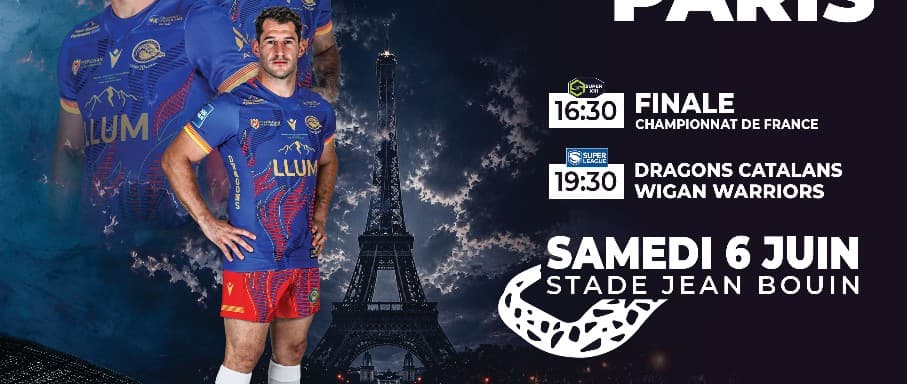 Dragons Catalans vs Wigan Warriors — Super League · Round 13 · Paris 2026